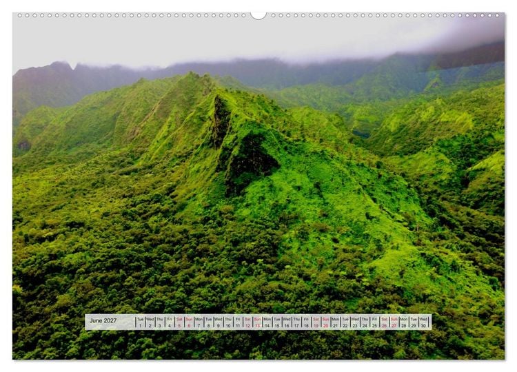 Produktbild: Aloha Spirit &ndash; The Magic of Hawaii (High Quality Premium Wall Calendar 2027 DIN A2 landscape),CALVENDO 12 Month Wall Calendar