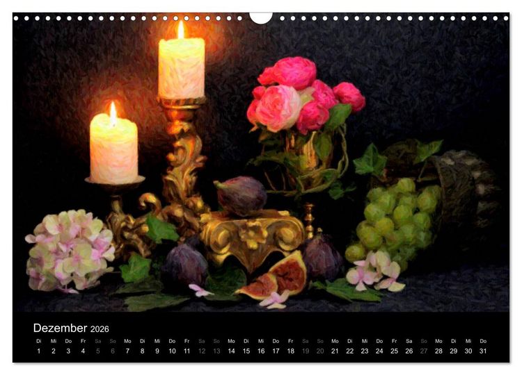 Produktbild: Neue alte Stillleben (Wandkalender 2026 DIN A3 quer), CALVENDO Monatskalender
