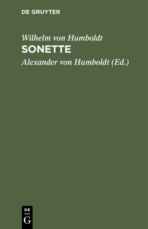 Produktbild: Sonette