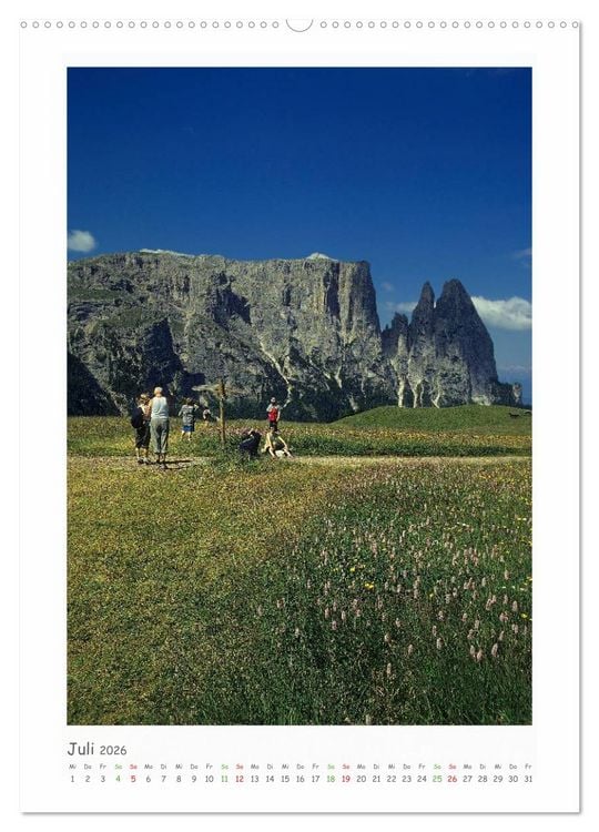 Produktbild: S&uuml;dtirol - Ein Erlebnis f&uuml;r das Auge (Wandkalender 2026 DIN A2 hoch), CALVENDO Monatskalender