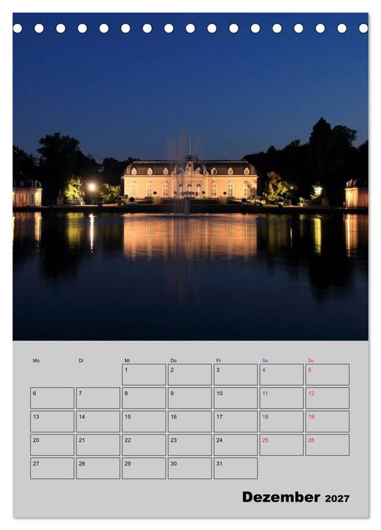 Produktbild: D&uuml;sseldorfer Burgen und Schl&ouml;sser (Tischkalender 2027 DIN A5 hoch), CALVENDO Monatskalender