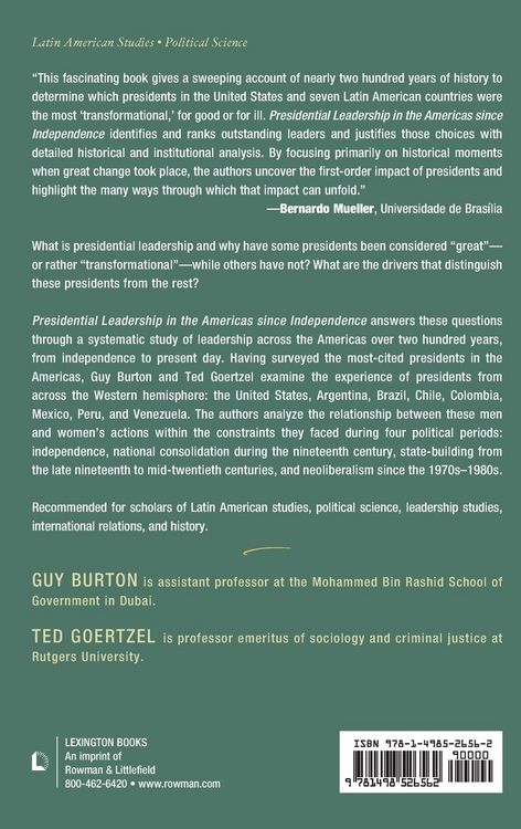 Produktbild: Presidential Leadership in the Americas since Independence