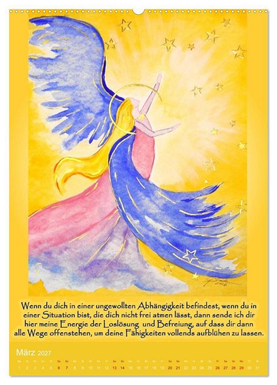 Produktbild: Schimmernde Boten (hochwertiger Premium Wandkalender 2027 DIN A2 hoch), Kunstdruck in Hochglanz