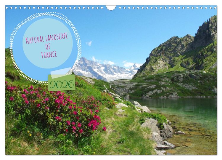 Produktbild: Natural landscape of France (Wall Calendar 2026 DIN A3 landscape), CALVENDO 12 Month Wall Calendar