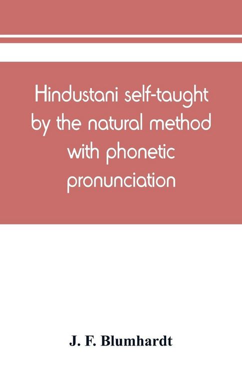 Produktbild: Hindustani self-taught by the natural method with phonetic pronunciation