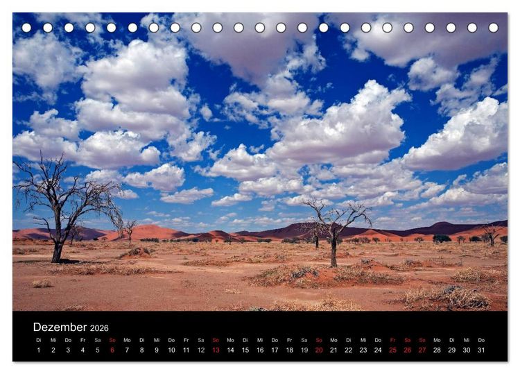 Produktbild: Namibia - Sch&ouml;ne Ansichten (Tischkalender 2026 DIN A5 quer), CALVENDO Monatskalender