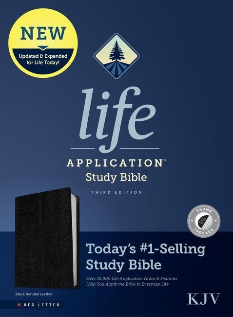 Produktbild: KJV Life Application Study Bible, Third Edition (Bonded Leather, Black, Indexed, Red Letter)