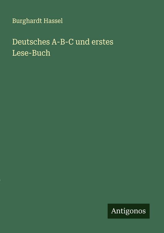 Produktbild: Deutsches A-B-C und erstes Lese-Buch
