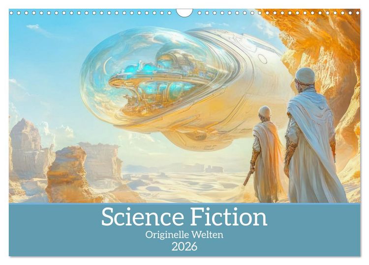 Produktbild: Science Fiction - Originelle Welten (Wandkalender 2026 DIN A3 quer), CALVENDO Monatskalender