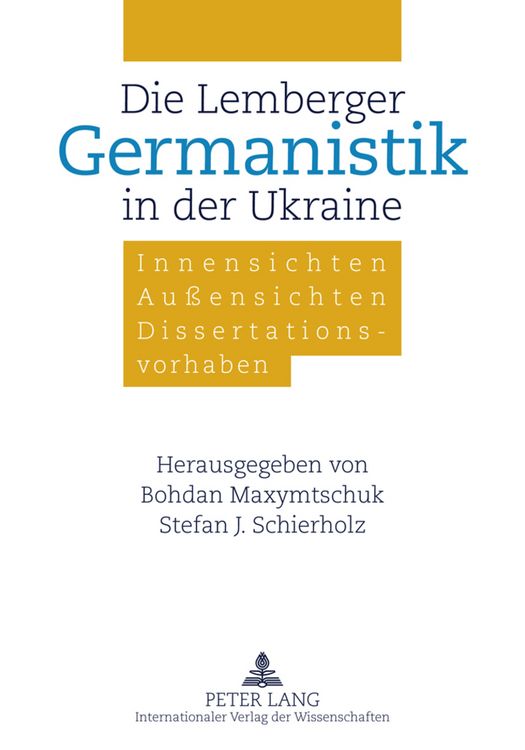 Produktbild: Die Lemberger Germanistik in der Ukraine