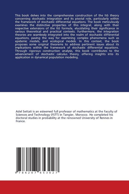 Produktbild: An Introduction to Stochastic Integration and It&ocirc; Calculus