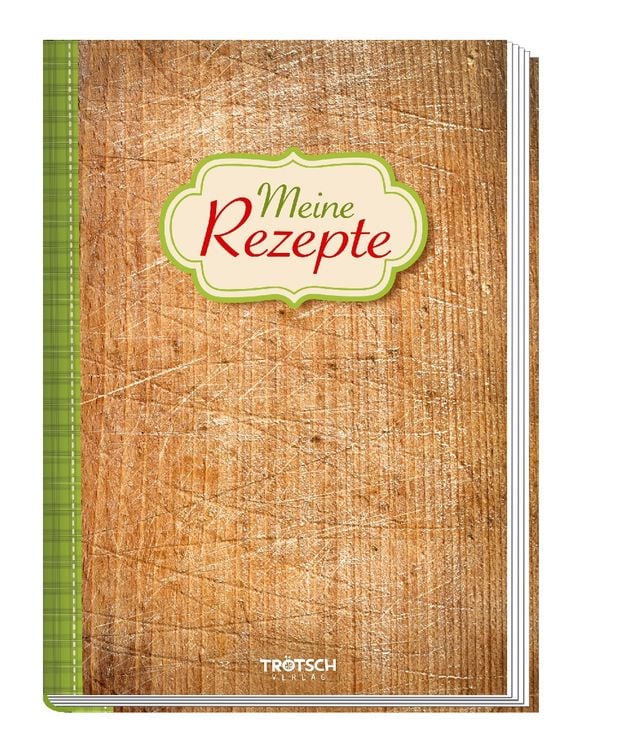 Produktbild: Tr&ouml;tsch Meine Rezepte Holz Rezeptbuch