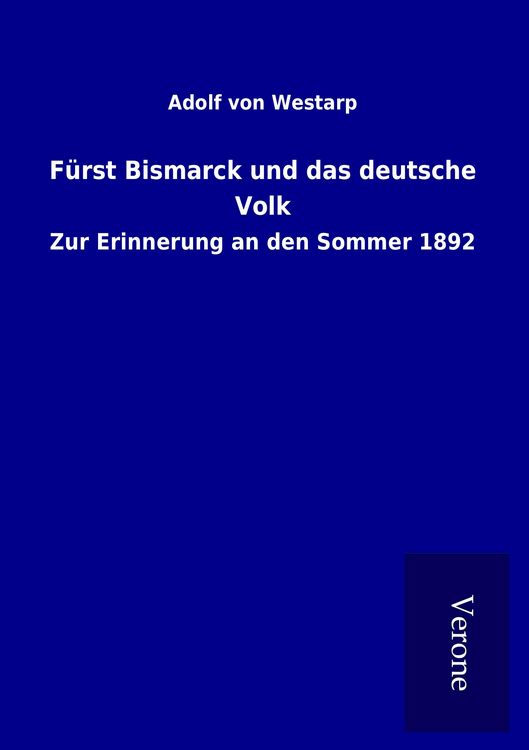 Produktbild: F&uuml;rst Bismarck und das deutsche Volk