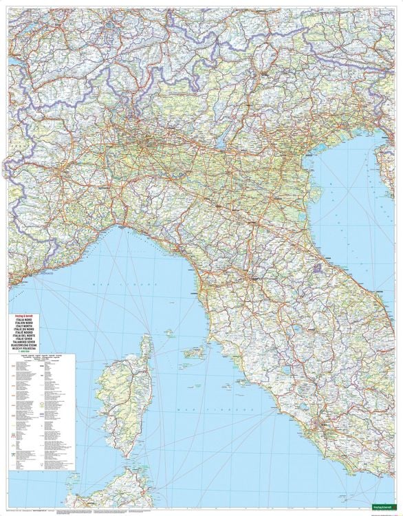 Produktbild: freytag & berndt Stra&szlig;enkarte Italien 1:600.000