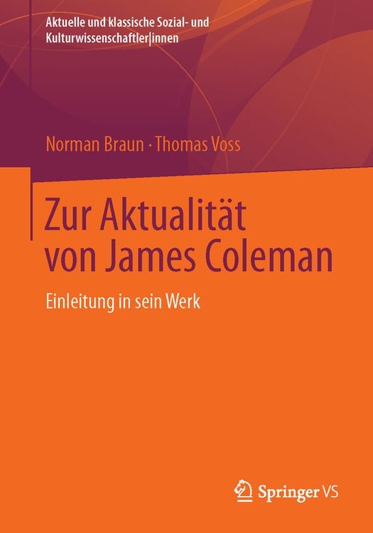 Produktbild: Zur Aktualität von James Coleman