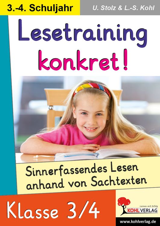 Produktbild: Lesetraining konkret! / Klasse 3-4