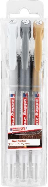 Produktbild: Edding Gelroller 2185 metallic 3er Set