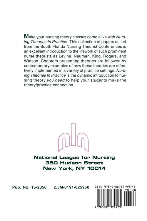 Produktbild: Pod- Nursing Theories in Practice