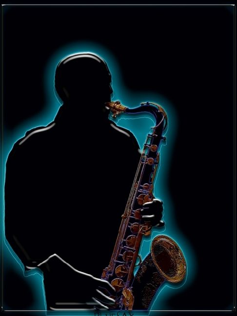 Produktbild: CALVENDO Puzzle Saxophonist 1000 Teile Puzzle hoch | 1000 Teile Lege-Gr&ouml;&szlig;e 64 &times; 48 cm Foto-Puzzle f&uuml;r gl&uuml;ckliche Stunden