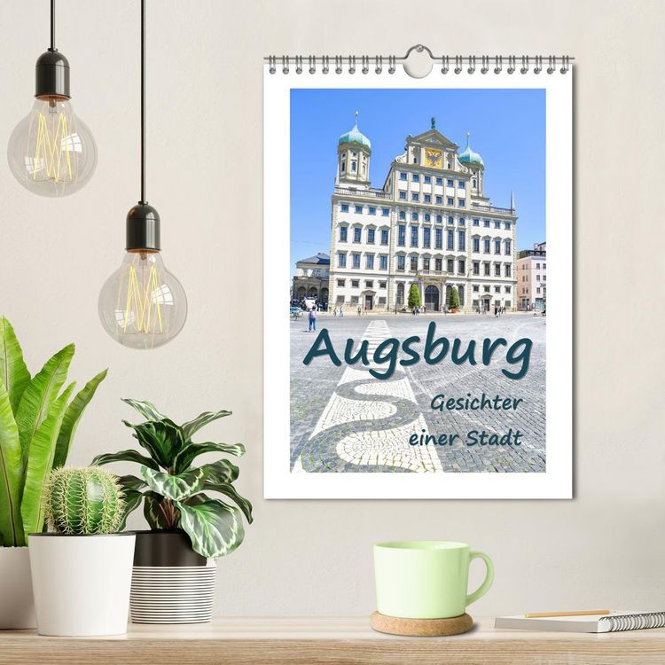 Produktbild: Augsburg - Gesichter einer Stadt (Wandkalender 2026 DIN A4 hoch), CALVENDO Monatskalender