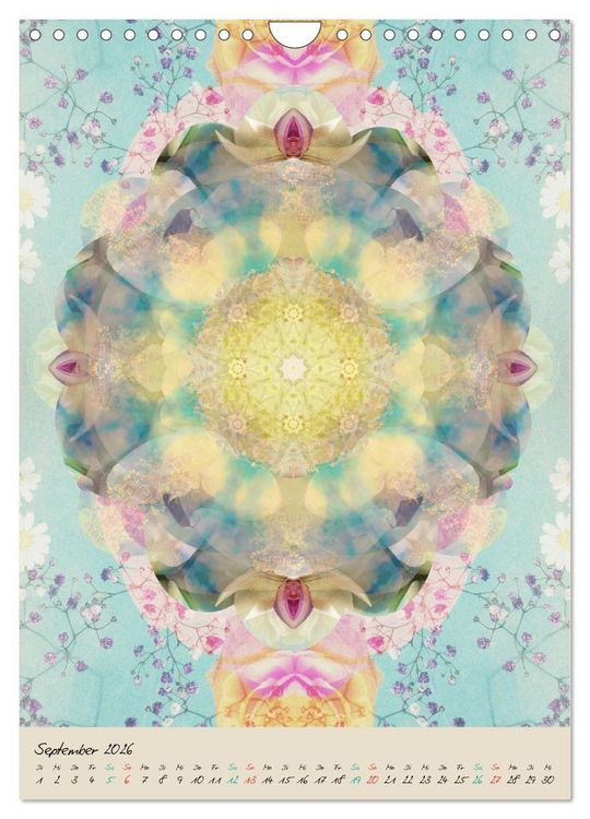 Produktbild: MANDALAS DES LICHTS (Wandkalender 2026 DIN A4 hoch), CALVENDO Monatskalender