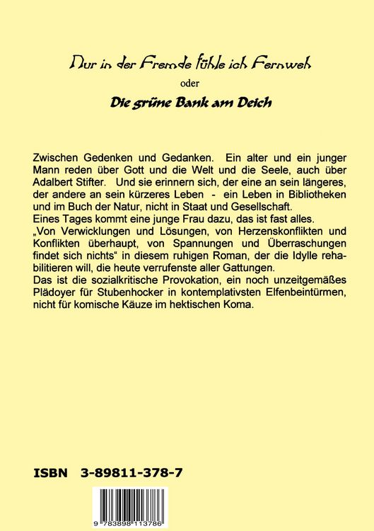 Produktbild: Nur in der Fremde f&uuml;hle ich Fernweh