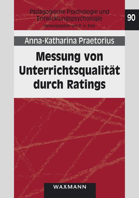 Produktbild: Messung von Unterrichtsqualit&auml;t durch Ratings
