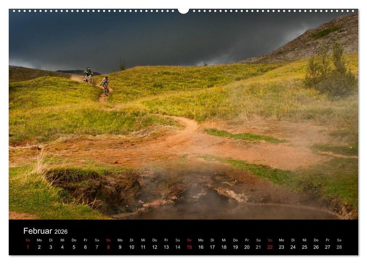 Produktbild: Bike Abenteuer Island (hochwertiger Premium Wandkalender 2026 DIN A2 quer), Kunstdruck in Hochglanz