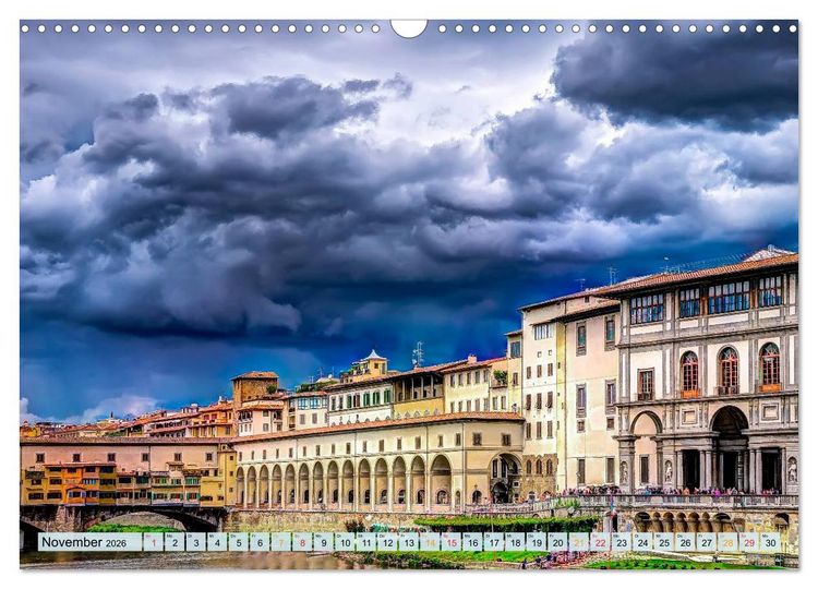 Produktbild: Florenz - Sch&ouml;nheit in der Toskana (Wandkalender 2026 DIN A3 quer), CALVENDO Monatskalender