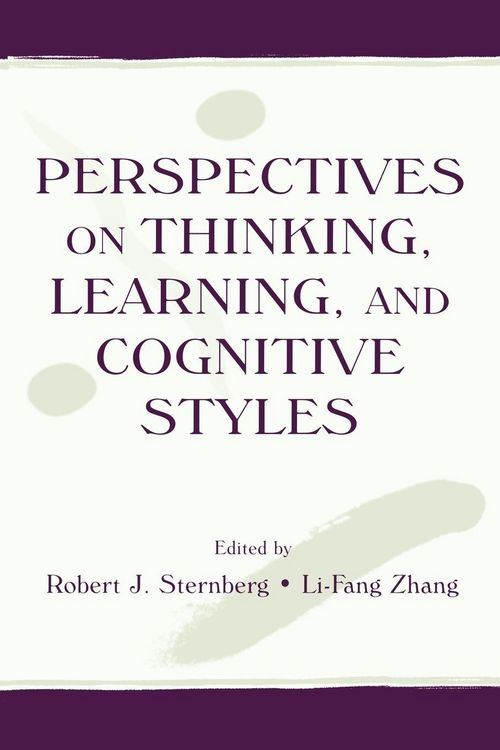 Produktbild: Perspectives on Thinking, Learning, and Cognitive Styles