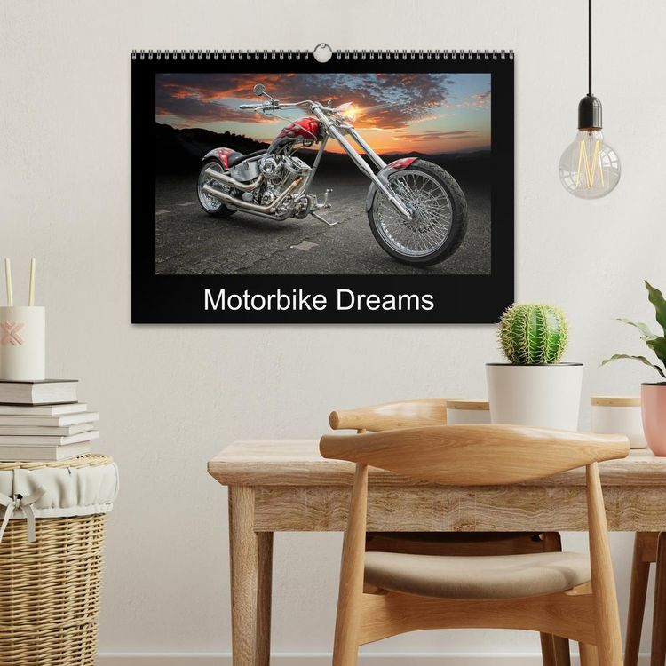 Produktbild: Motorbike Dreams (Wall Calendar 2026 DIN A3 landscape), CALVENDO 12 Month Wall Calendar