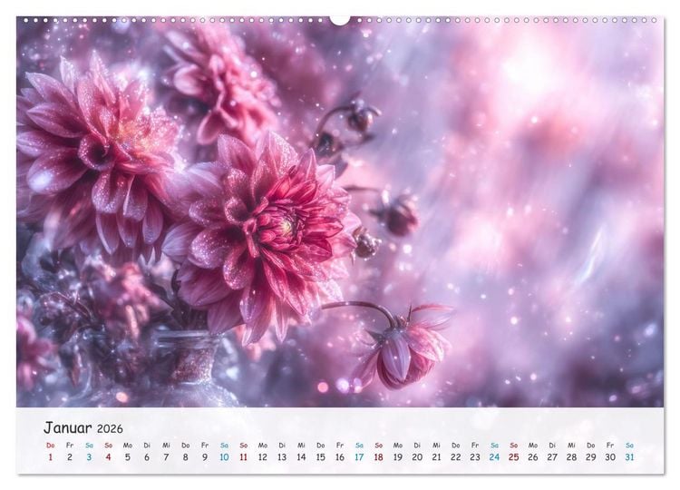 Produktbild: Florale Kompositionen (Wandkalender 2026 DIN A2 quer), CALVENDO Monatskalender