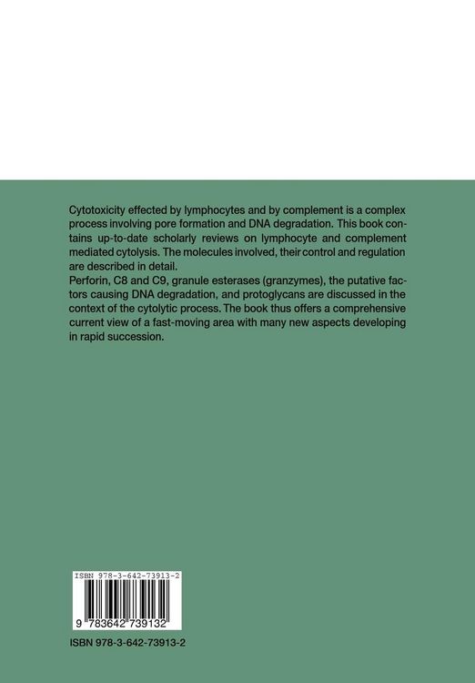 Produktbild: Cytotoxic Effector Mechanisms