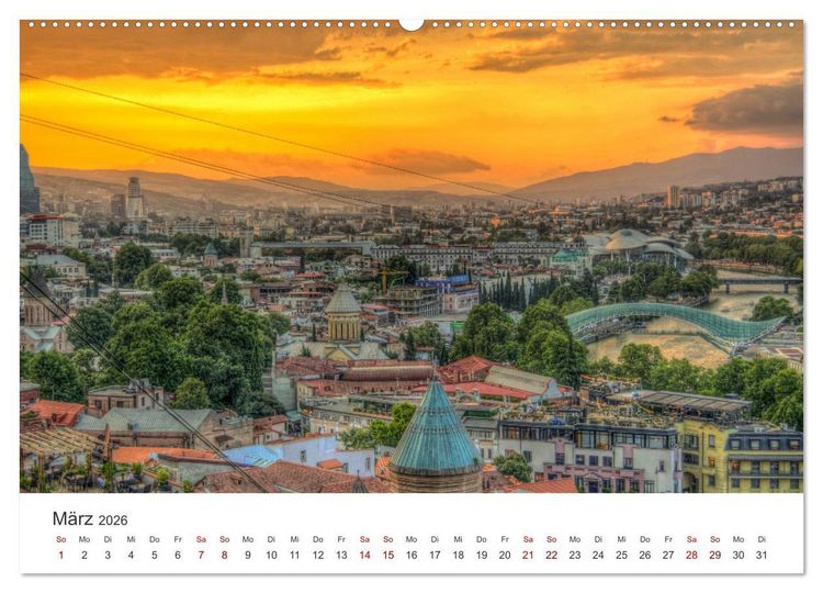 Produktbild: Georgien - Ein ph&auml;nomenales Naturparadies. (Wandkalender 2026 DIN A2 quer), CALVENDO Monatskalender