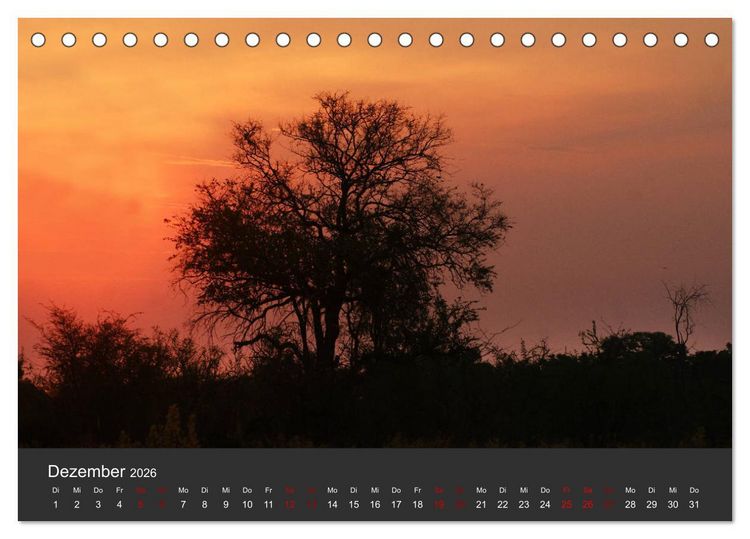 Produktbild: S&uuml;dafrika - Einzigartige Natursch&ouml;nheit (Tischkalender 2026 DIN A5 quer), CALVENDO Monatskalender