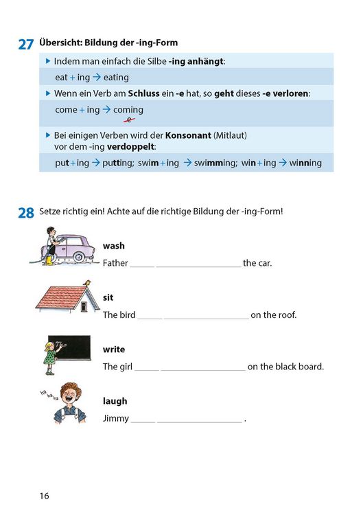 Produktbild: Englisch. Present Progressive Form and Simple Present