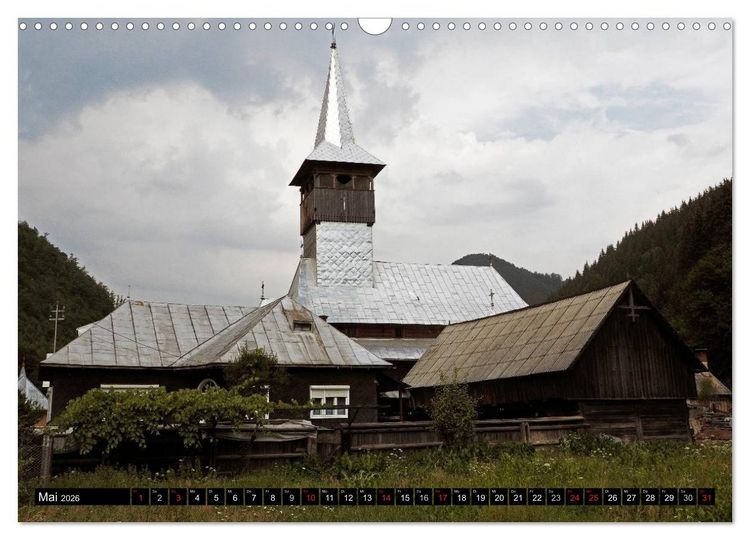 Produktbild: Entlang der Wassertalbahn - Auf schmaler Spur im Norden Rum&auml;niens (Wandkalender 2026 DIN A3 quer), CALVENDO Monatskalender