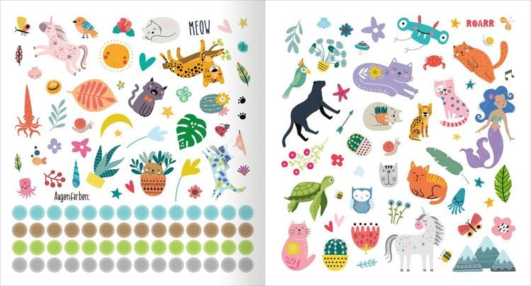Produktbild: Alle meine Freunde &ndash; Katzen | Mit &uuml;ber 300 Stickern