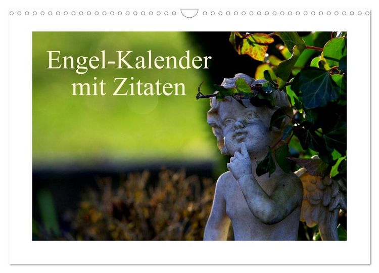 Produktbild: Engel-Kalender mit Zitaten (Wandkalender 2026 DIN A3 quer), CALVENDO Monatskalender