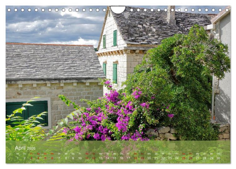 Produktbild: Dalmatien - Stille Orte (Wandkalender 2026 DIN A4 quer), CALVENDO Monatskalender
