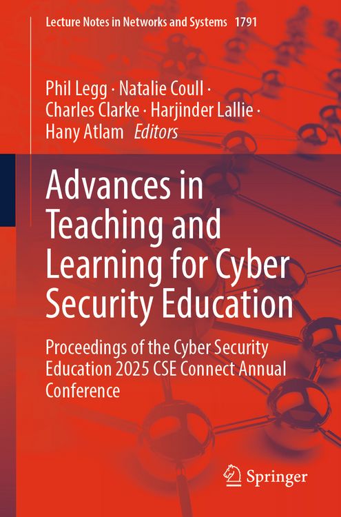 Produktbild: Advances in Teaching and Learning for Cyber Security Education