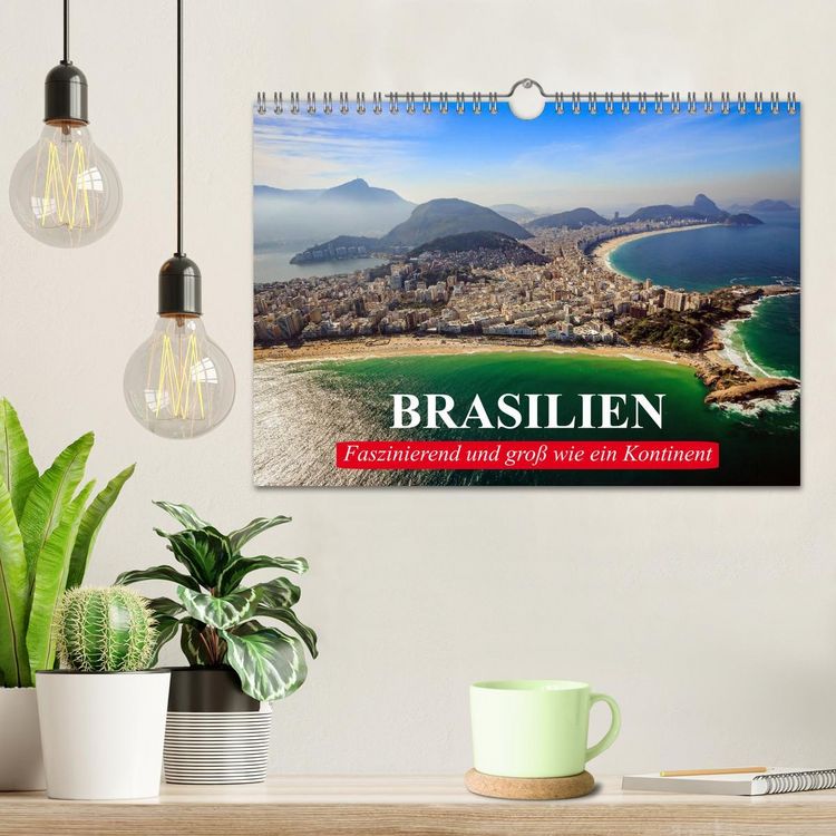Produktbild: Brasilien. Faszinierend und gro&szlig; wie ein Kontinent (Wandkalender 2026 DIN A4 quer), CALVENDO Monatskalender