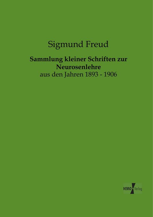 Produktbild: Sammlung kleiner Schriften zur Neurosenlehre