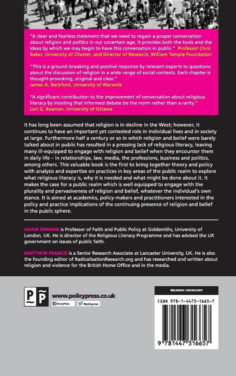 Produktbild: Religious literacy in policy and practice