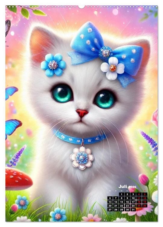 Produktbild: Miau Momente (hochwertiger Premium Wandkalender 2026 DIN A2 hoch), Kunstdruck in Hochglanz