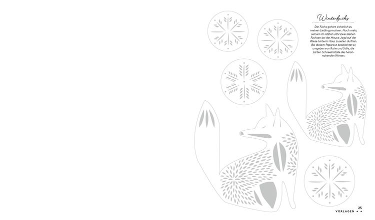 Produktbild: Set: Christmas Papercut &ndash; Die Vorlagenmappe mit Anleitung und 20 weihnachtlichen Papierschnitt-Motiven zum Sofort-Loslegen