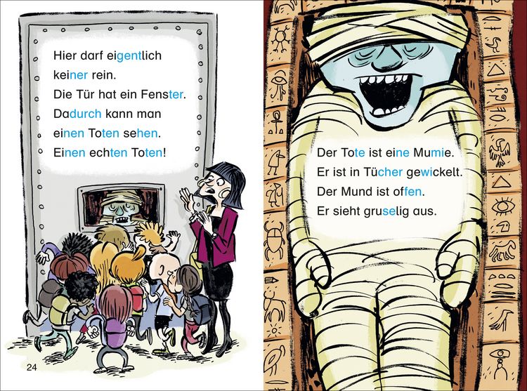 Produktbild: Duden Leseprofi &ndash; Silbe-f&uuml;r-Silbe: Mein Mitsch&uuml;ler, die Mumie, 1. Klasse (Doppelband)