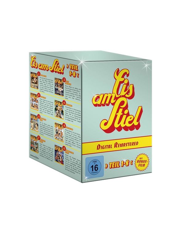 Produktbild: Eis am Stiel - Box 3 - Teil 1-8 (+ Bonus-Disc) [8 DVDs]