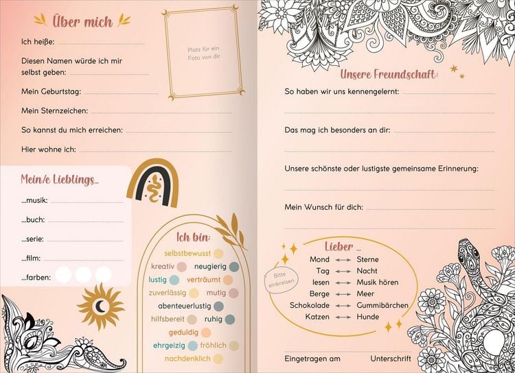 Produktbild: My Best Friends | Freundebuch mit Magic Mandalas