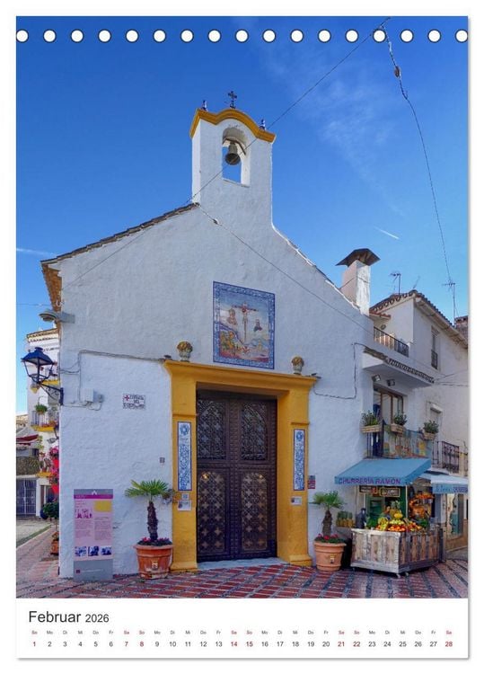 Produktbild: Marbella - Die Costa del Sol in Hochform (Tischkalender 2026 DIN A5 hoch), CALVENDO Monatskalender